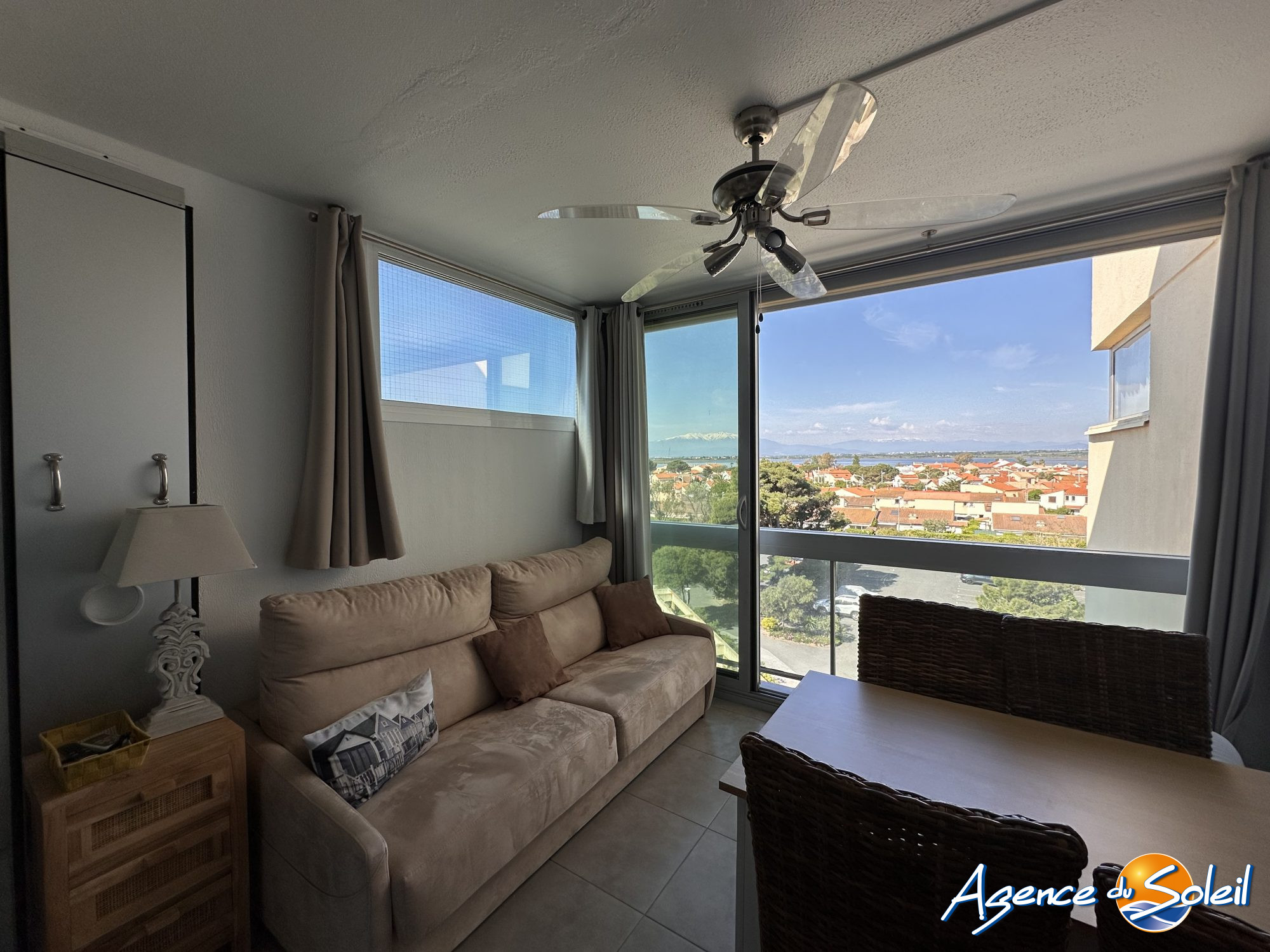 Terrasse - Appartement Canet-en-Roussillon (Réf. 19-11204-AGENCEDUSOLEIL)
