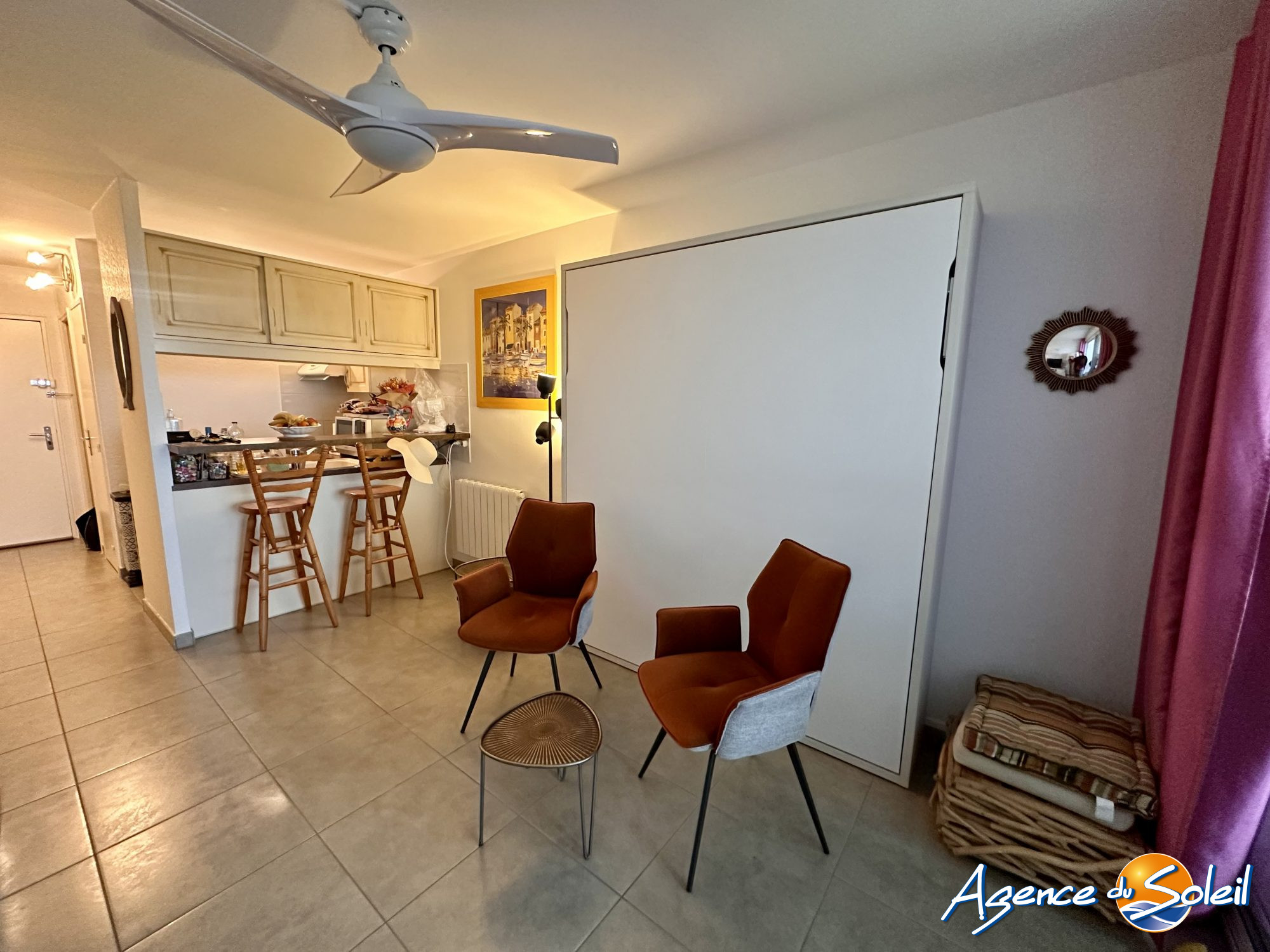 Vue intérieure - Appartement Canet-en-Roussillon (Réf. 19-10721-AGENCEDUSOLEIL)