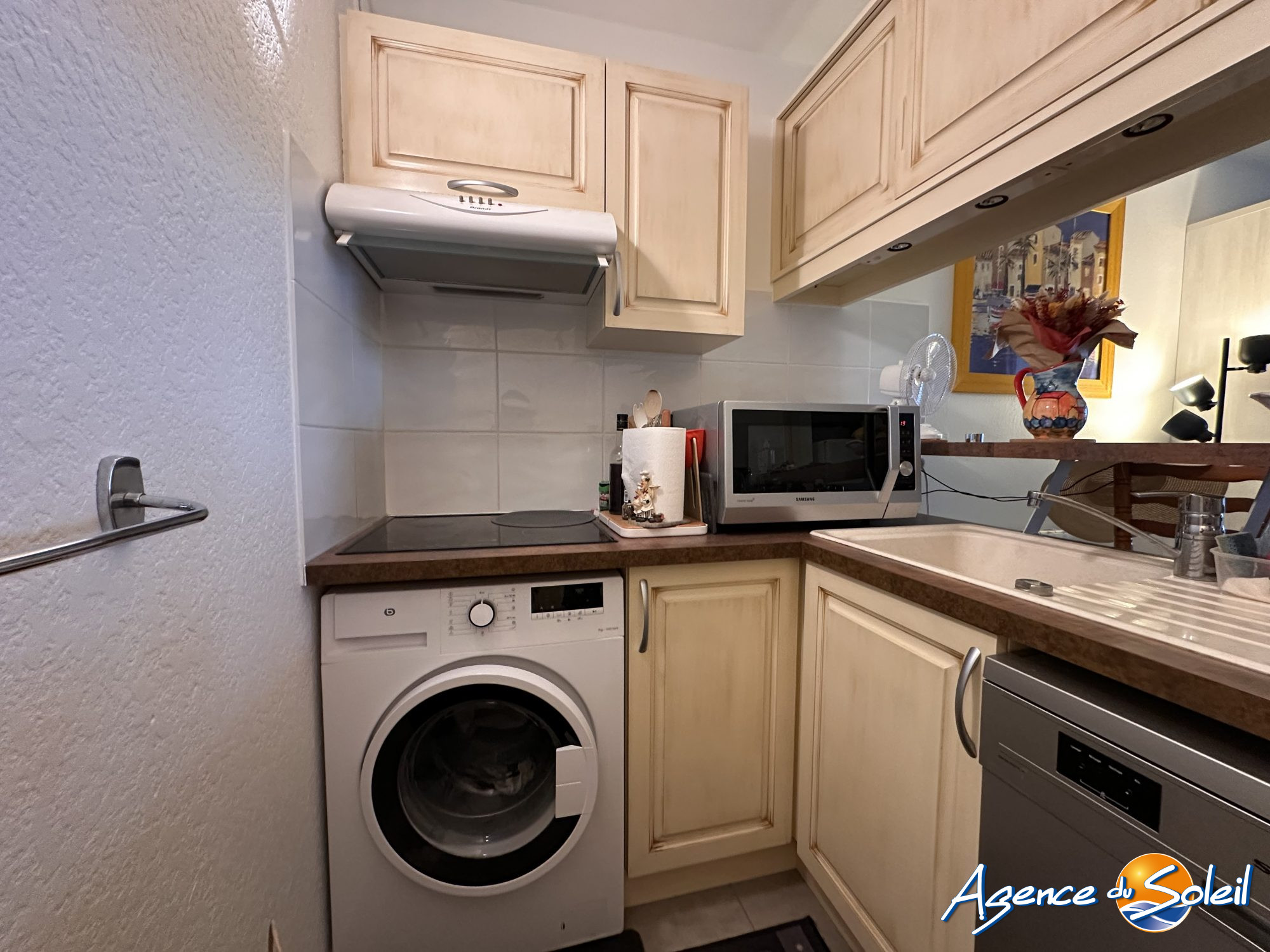 Chambre - Appartement Canet-en-Roussillon (Réf. 19-10721-AGENCEDUSOLEIL)